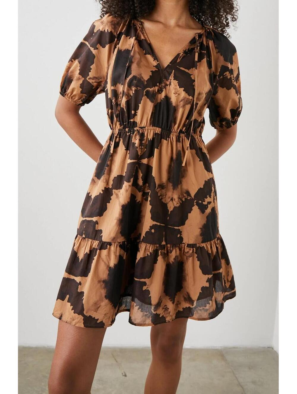 Rails Amabella Tie Dye Tiered Cotton Dress NWOT